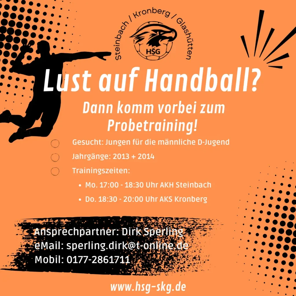 Maennliche D-Jugend sucht Mitspieler 2025