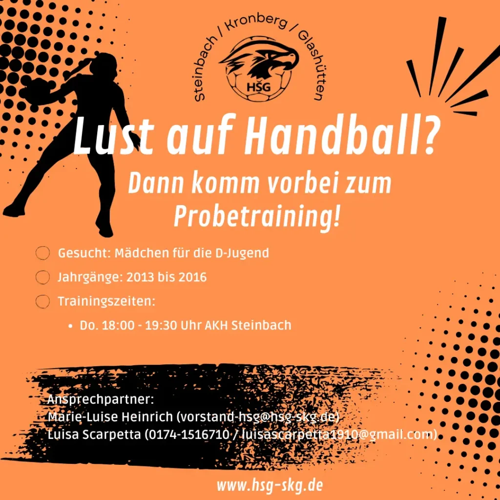 Weibliche D-Jugend sucht Mitspielerinnen 2025