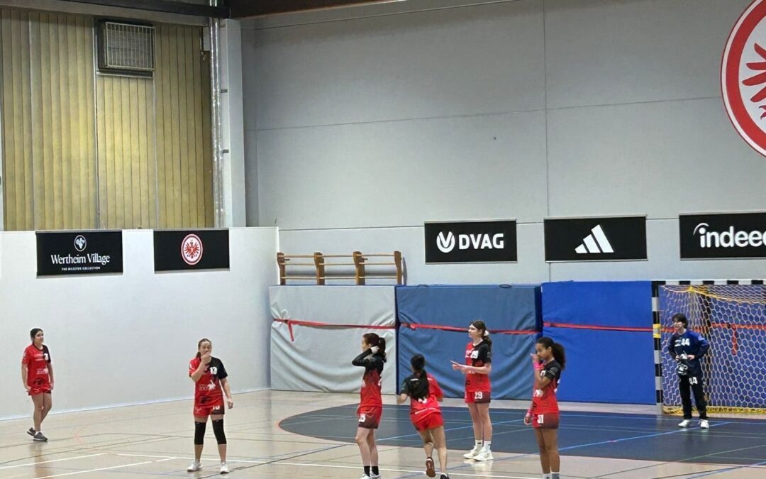 Mit nur 7 Spielerinnen auswärts gegen Eintracht Frankfurt (34:18)