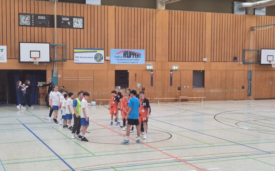Männliche D-Jugend zu Gast bei HSG MainHandball – Endlich ein Erfolgserlebnis 11:22 (10:12)