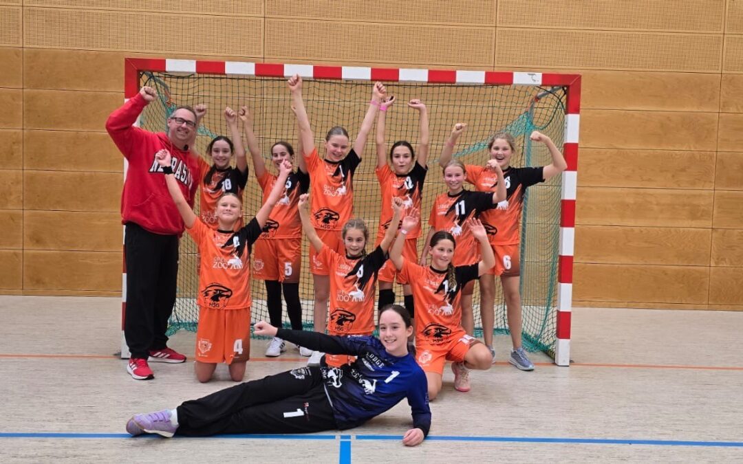 Erster Saisonsieg für die weibliche D-Jugend der HSG Steinbach/ Kronberg/ Glashütten 9:7 (3:3)